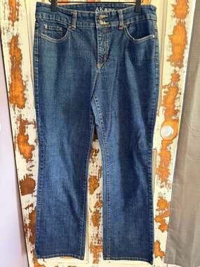 AK Jeans Metropolitan Bootcut Denim Jeans Size 12 Western Y2K Capsule Indie